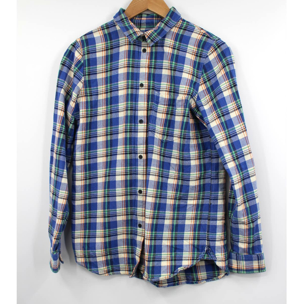 Madewell Slim Button‎ Down Boyshirt in Tulsa Plaid Size Medium Style E0335